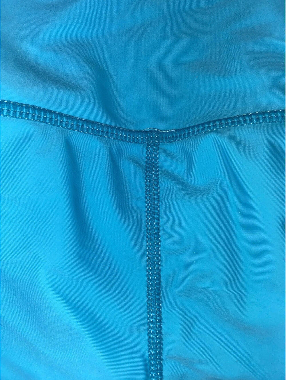 Gradual Women's XL Aqua Blue Lined Athletic Stretch Shorts High Waist 3” Inseam - Picture 6 of 12